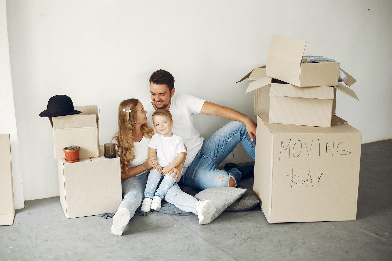 Family in New Home Regina Mortgage
